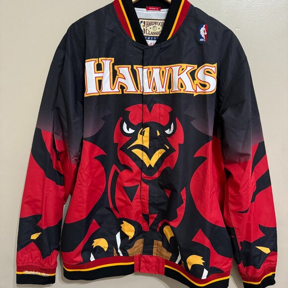Atlanta Hawks Mitchell & Ness Official NBA 1995/96 Authentic Jacket 2XL NEW $150